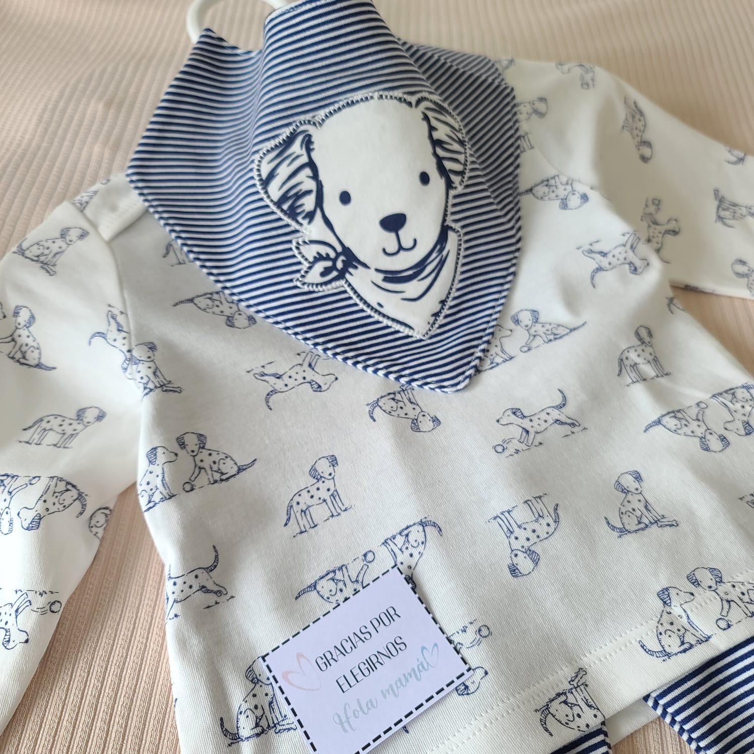 CONJUNTO 3 PIEZAS PERRITO