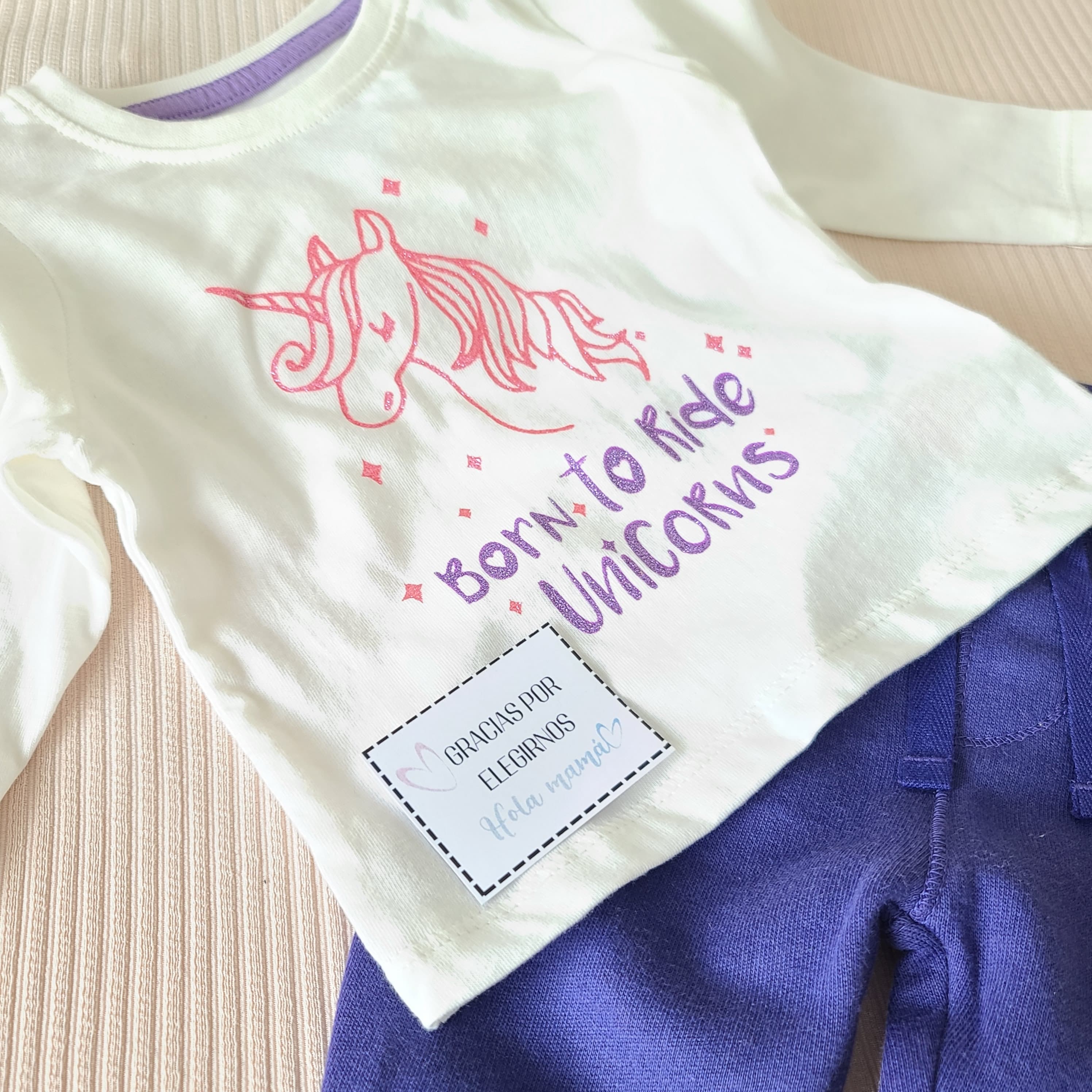 Conjunto 2 Piezas Unicornio