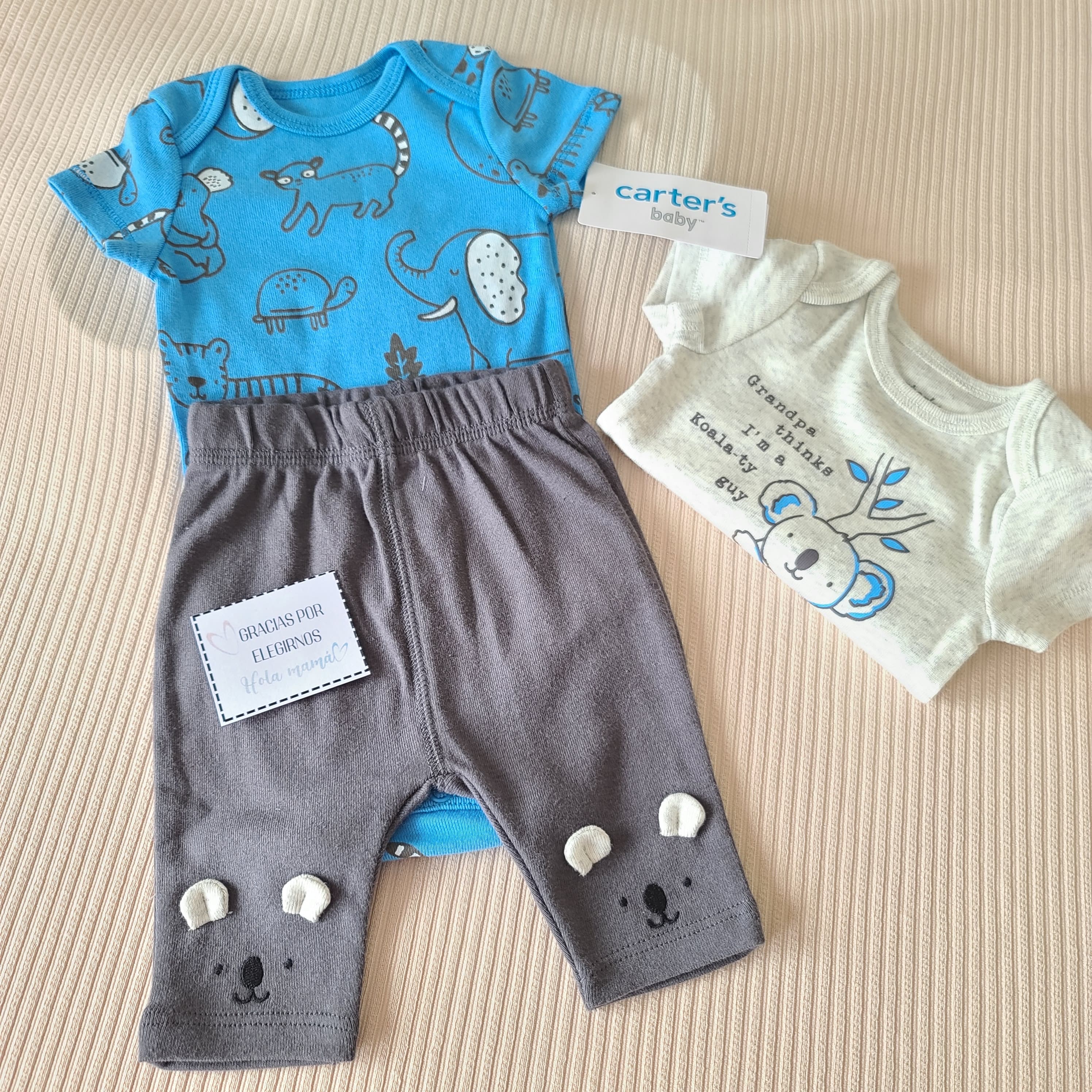 Conjunto 3 Piezas Koala