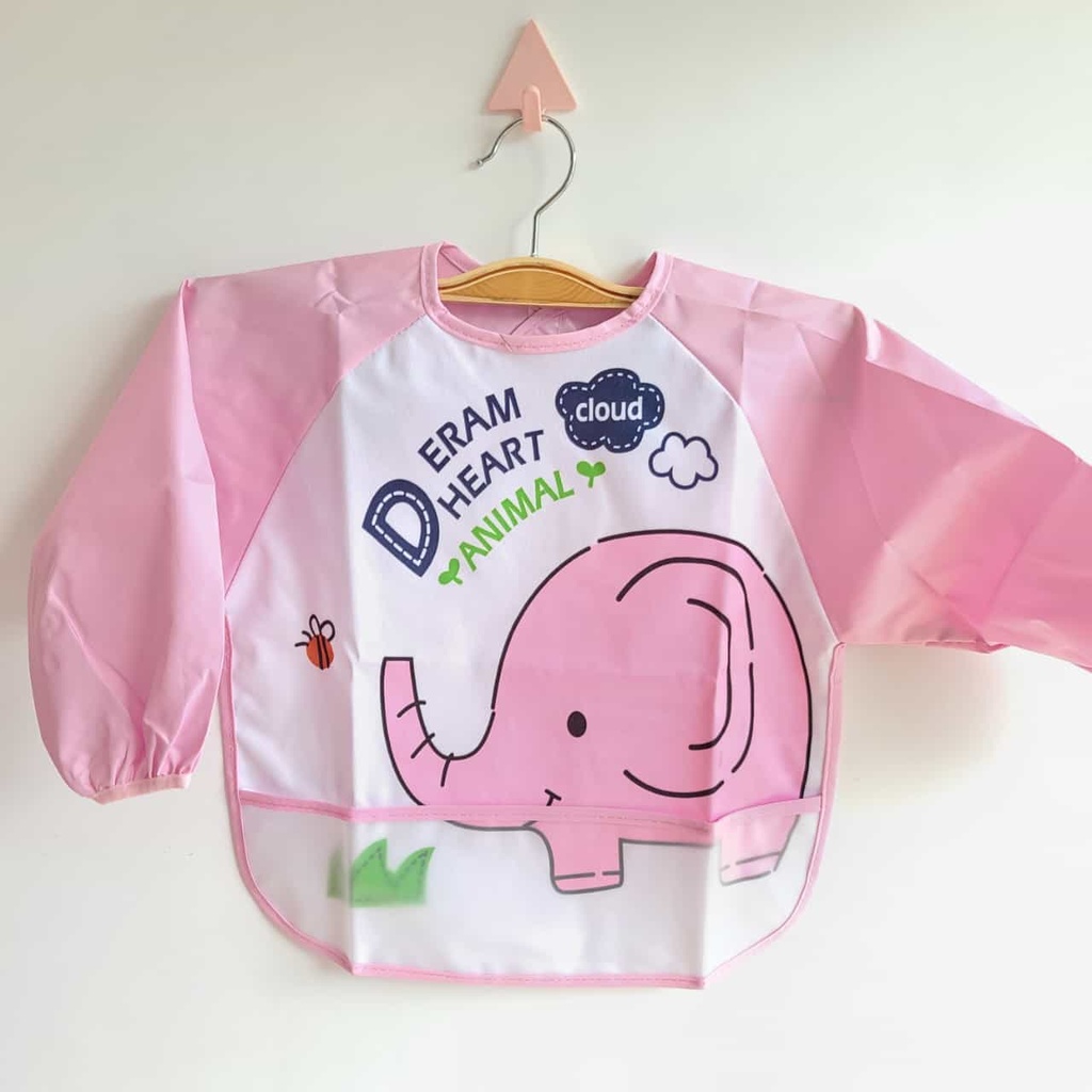 Babero con Manga Animales