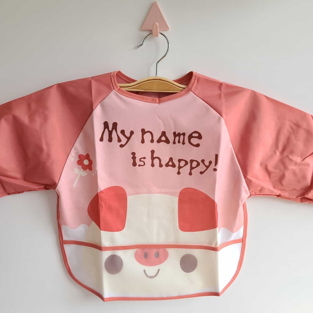 Babero con Manga Animales