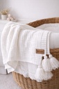 REBOZO TEJIDO POMPONES