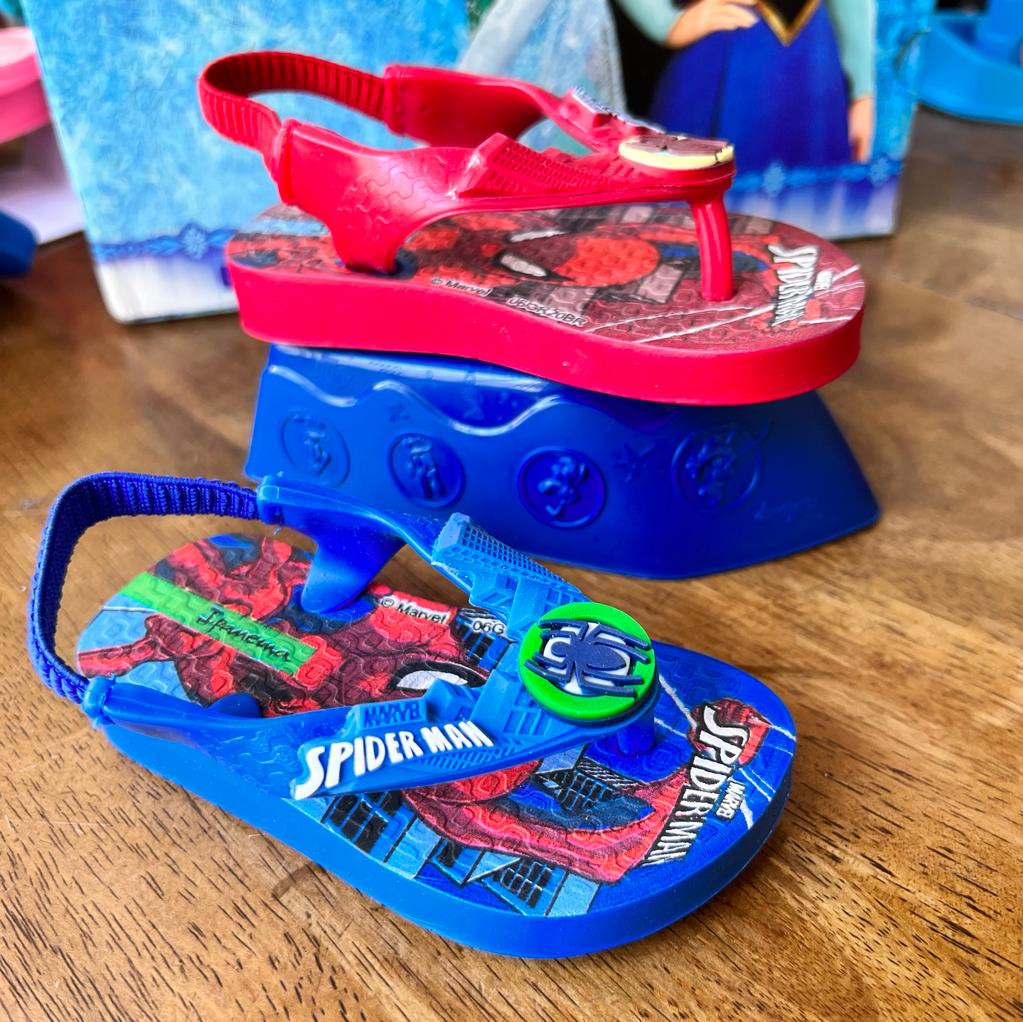 CHINELAS BEBE IPANEMA SPIDERMAN