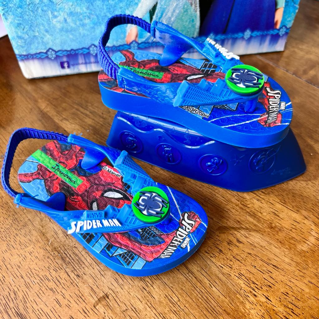 CHINELAS BEBE IPANEMA SPIDERMAN