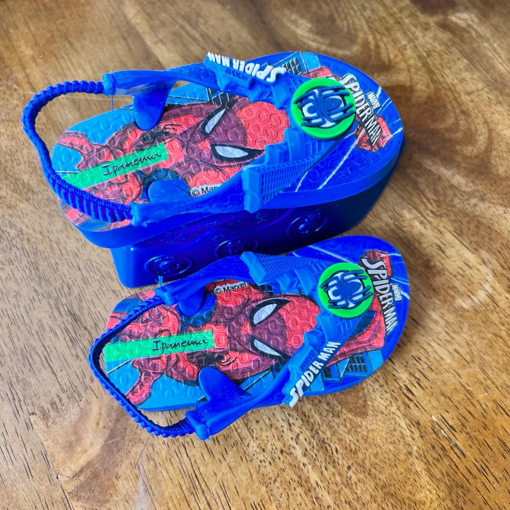 CHINELAS BEBE IPANEMA SPIDERMAN