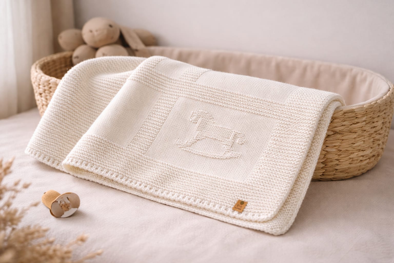 REBOZO TEJIDO CABALLITOS