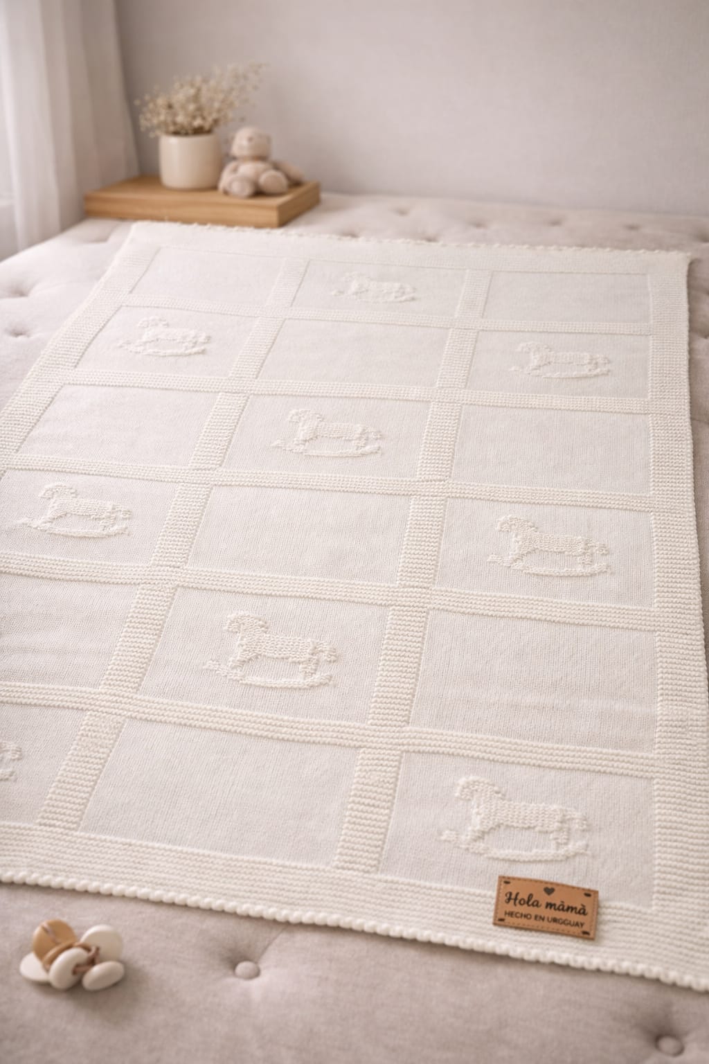 REBOZO TEJIDO CABALLITOS