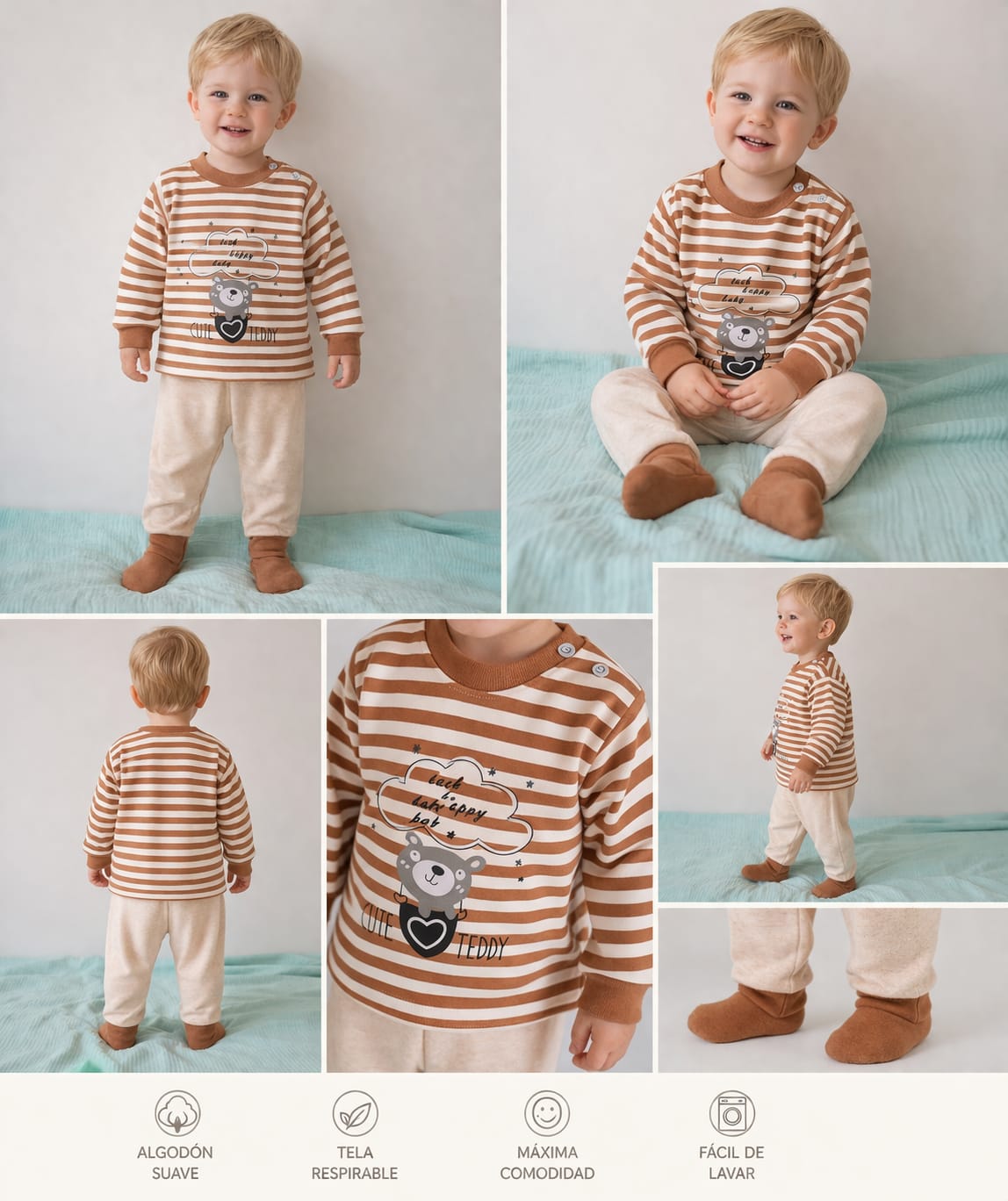 CONJUNTO 2 PIEZAS TEDDY