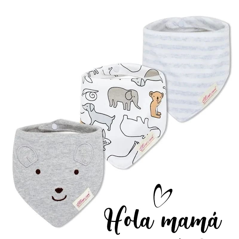 BABERO BANDANA PARA ELLOS X3