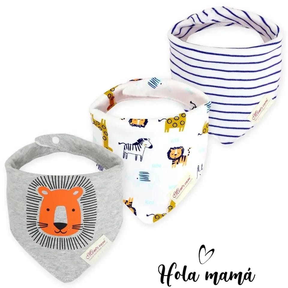 BABERO BANDANA PARA ELLOS X3