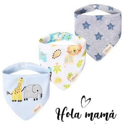 BABERO BANDANA PARA ELLOS X3