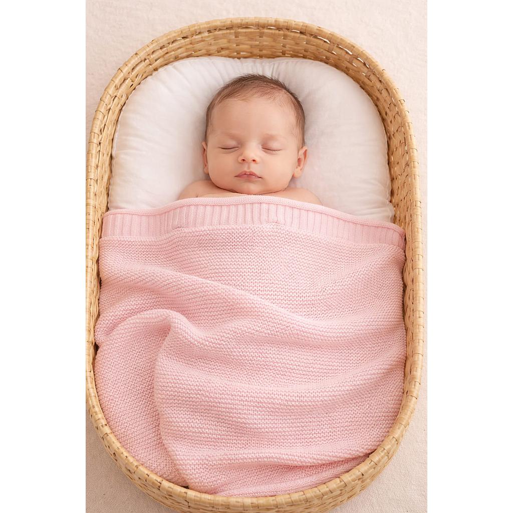 REBOZO TEJIDO LONDRES ROSA