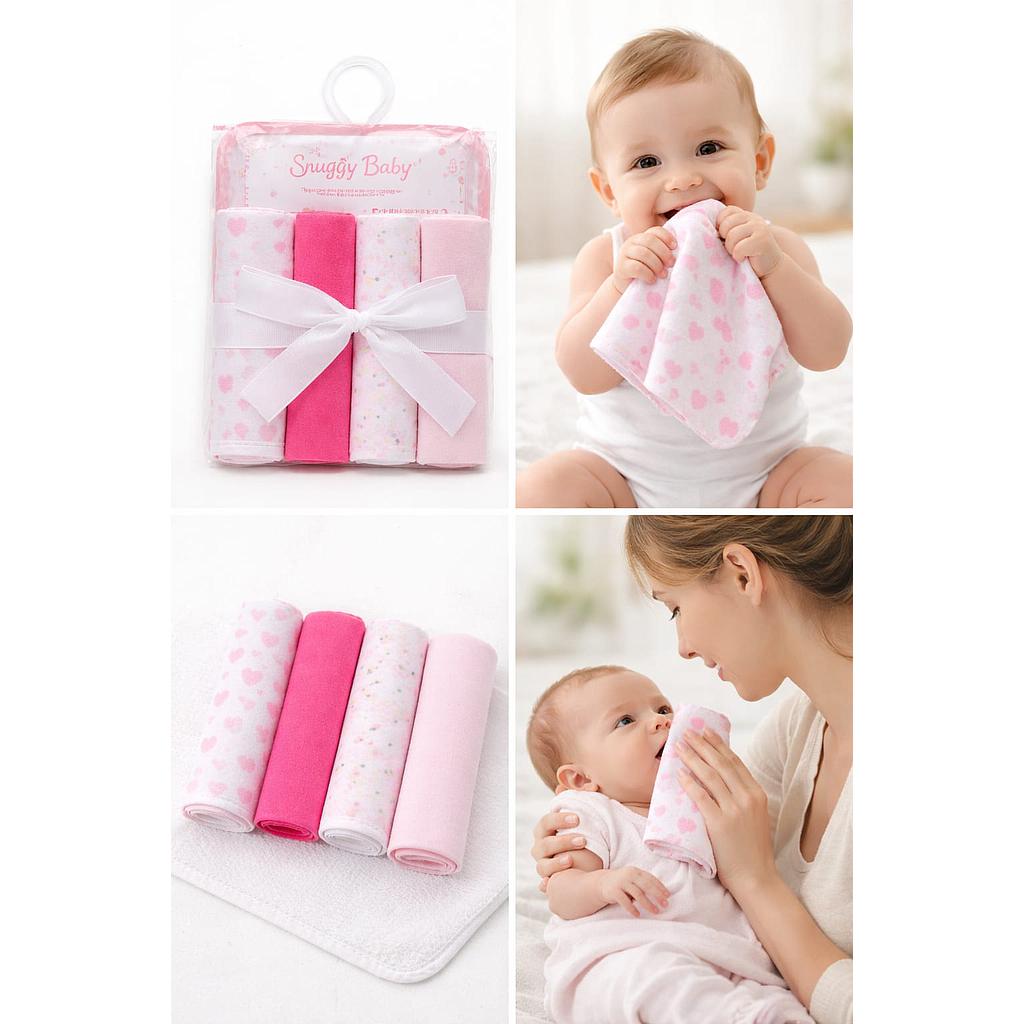 TOALLA BABITAS PACK X 4.