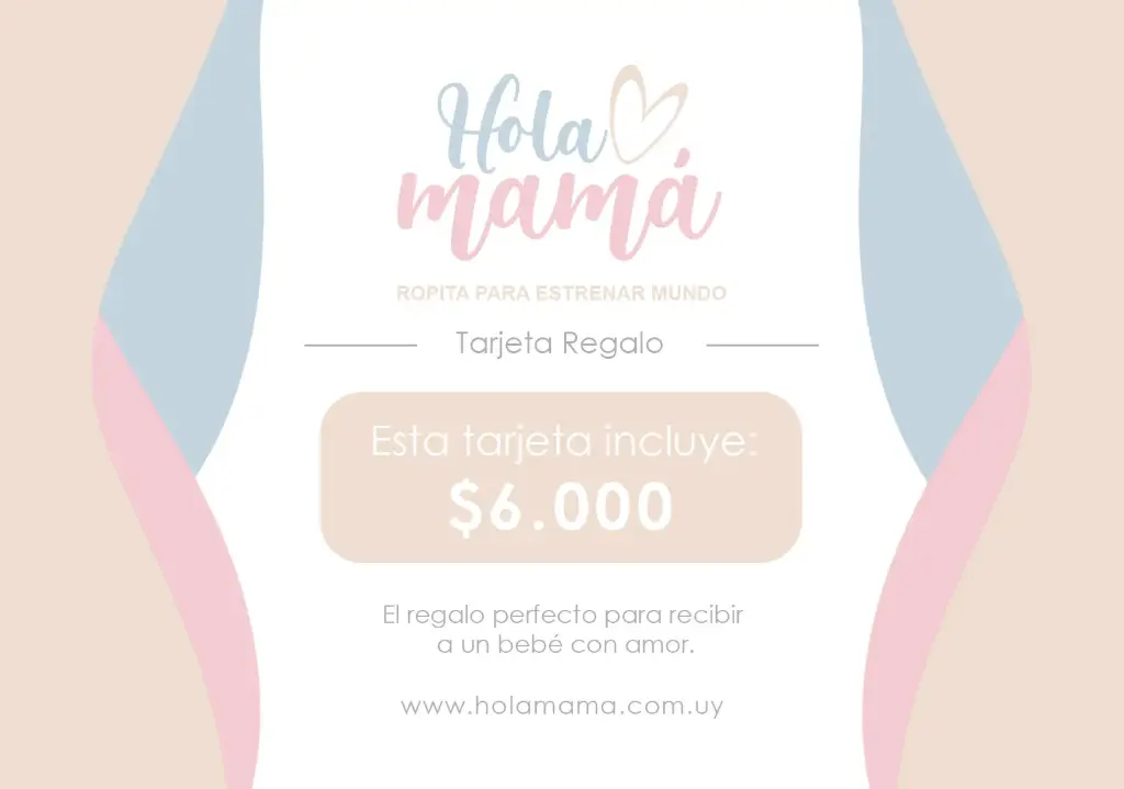  Tarjeta de Regalo Deluxe Hola Mama