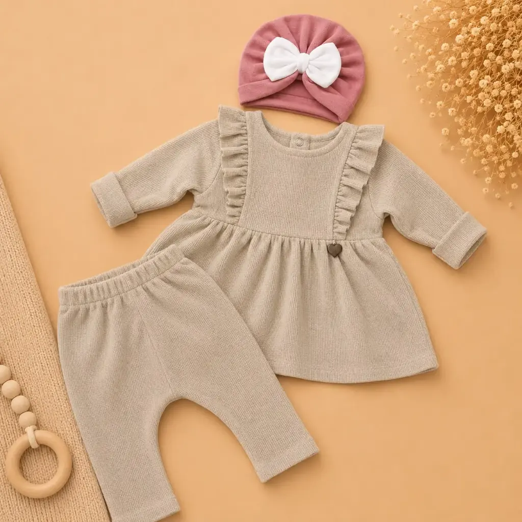 CONJUNTO 3 PIEZAS VESTIDO ZOE