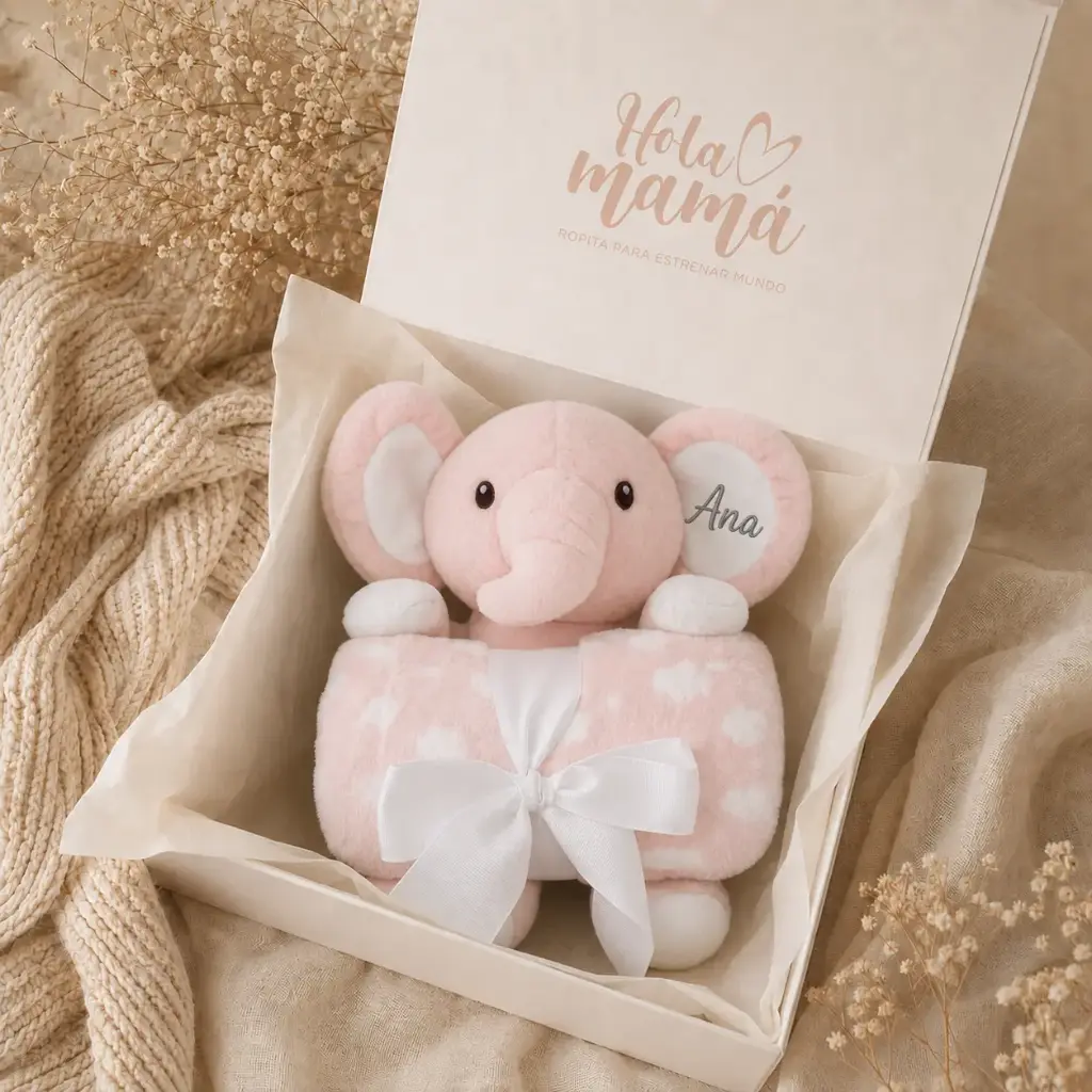 PELUCHE + MANTA PERSONALIZADO