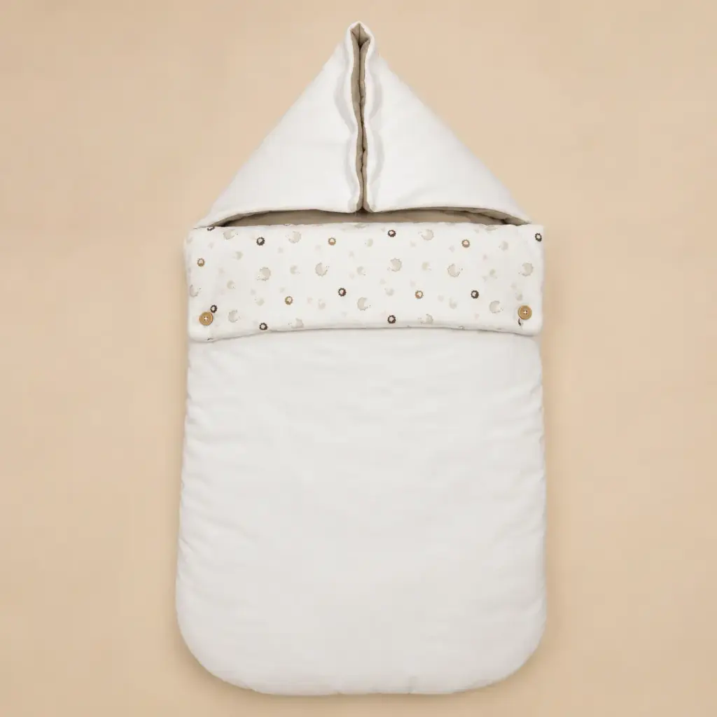 PORTA ENFANT EN ALGODON BLANCO