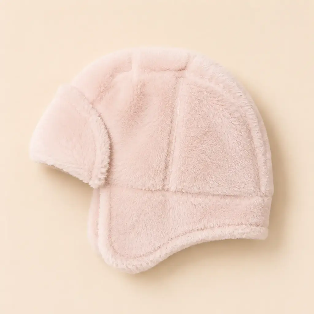 GORRO TIPO AVIADOR ROSA