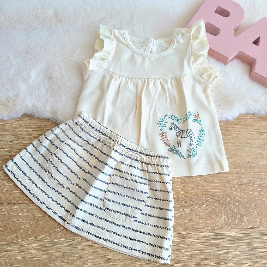 CONJUNTO BLUSITA+POLLERA