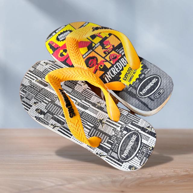 CHINELAS HAWAIANA LOS INCREIBLES