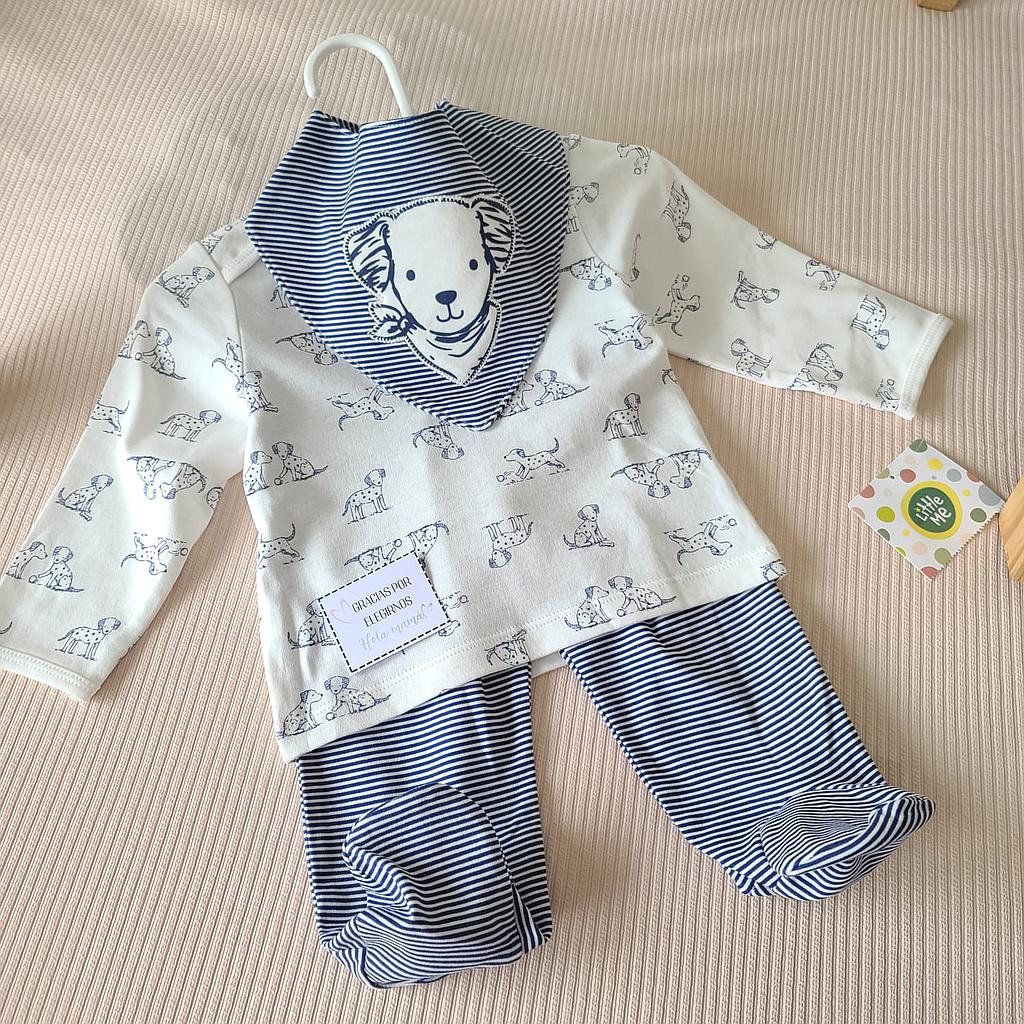 CONJUNTO 3 PIEZAS PERRITO