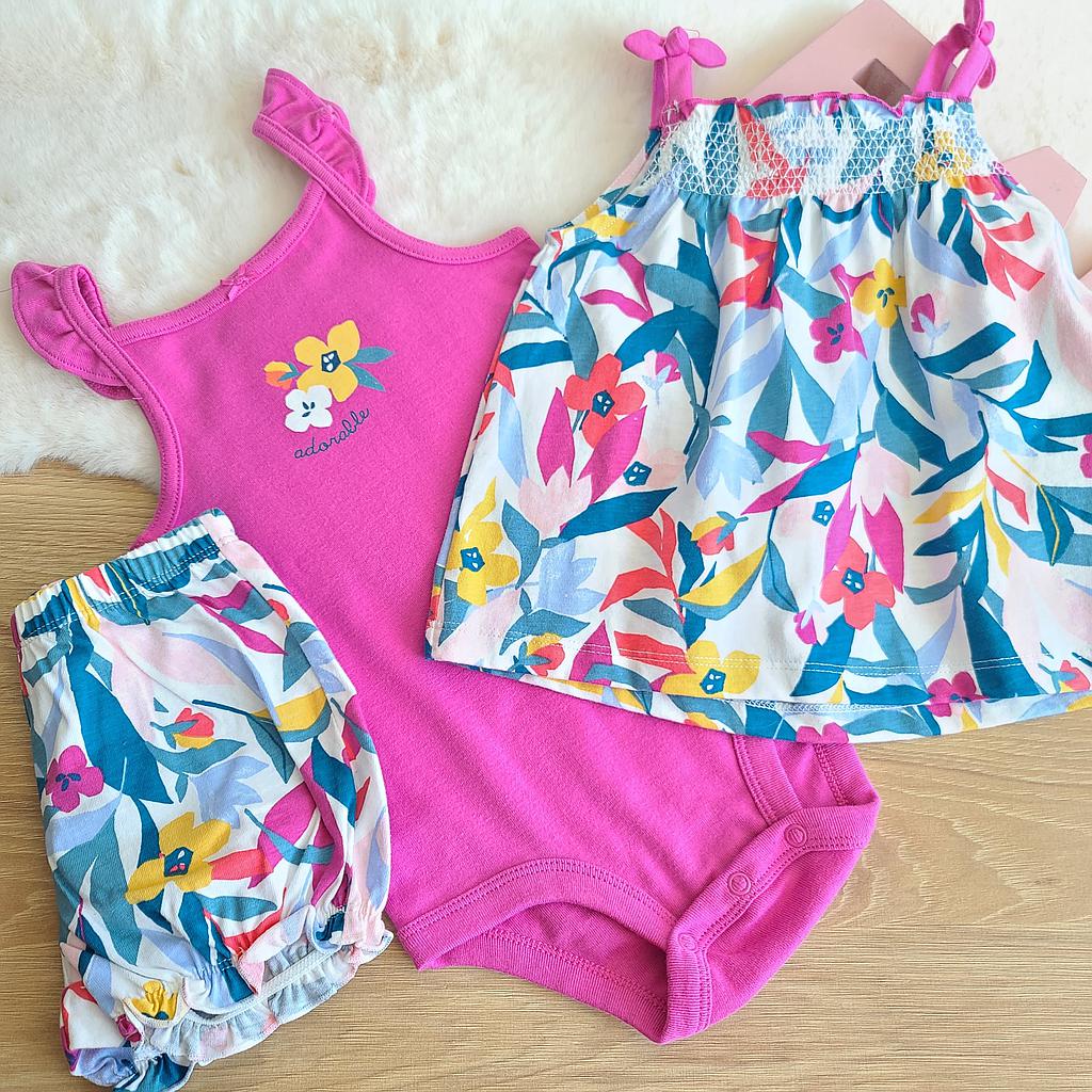 CONJUNTO 3 PIEZAS PRIMAVERA