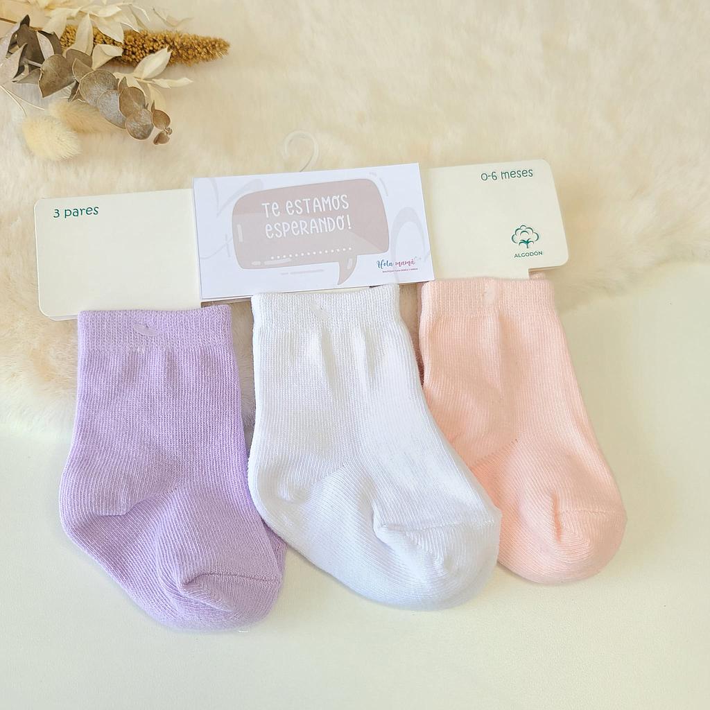 Medias x 3 UNIDADES.