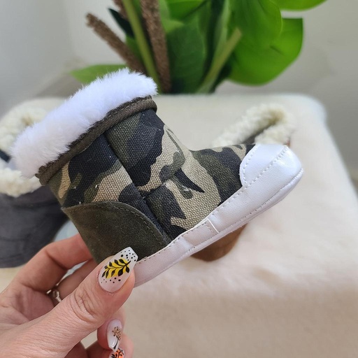 [HM-000982] BOTITAS CORDERITO CAMUFLADAS