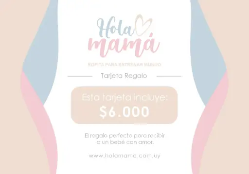 [HM-000022]  Tarjeta de Regalo Deluxe Hola Mama
