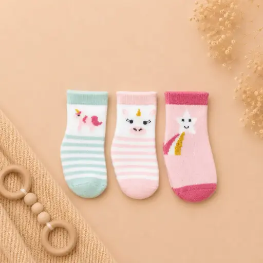 [HM-000439] MEDIAS PACK X 3 UNICORNIO