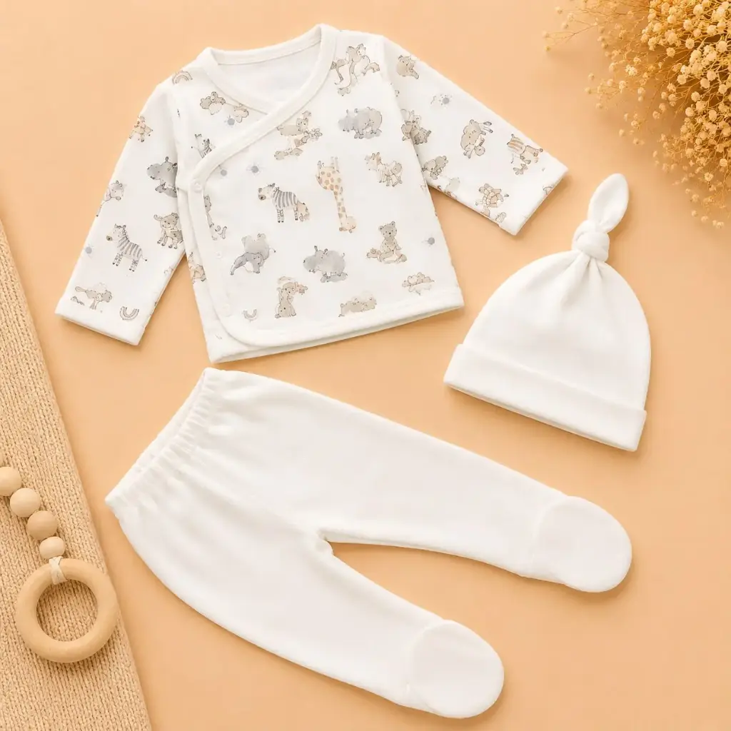 [HM-000181] CONJUNTO 3 PIEZAS ANIMALITOS