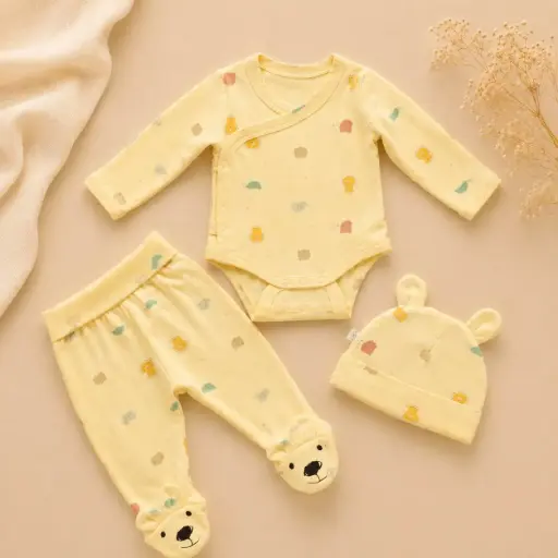 [HM-000193] CONJUNTO ANIMALITO YELLOW