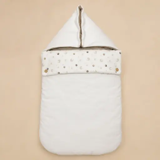 PORTA ENFANT EN ALGODON BLANCO