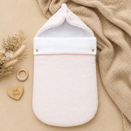 [HM-000542] PORTA ENFANT EN ALGODON ROSADO