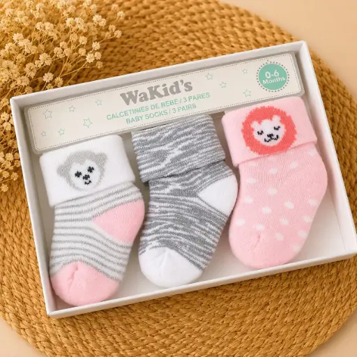 [HM-001094] SET 3 PARES DE MEDIAS BICHITOS