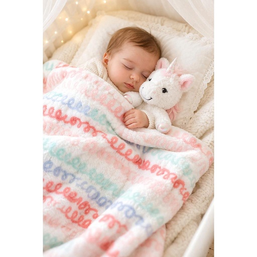 Manta Suave  + Apego Unicornio